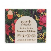 Essential Oil Soap | Radiant Garden | Lavender + Green Clay 